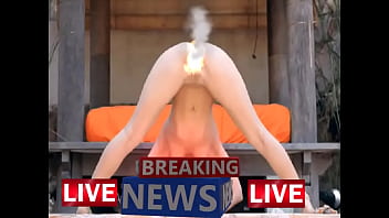 Gadis Tetangga Yang Menggoda Membungkuk Dan Memperlihatkan Lekuk Tubuhnya Yang Memikat