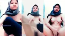 Gadis Hijab Montok, Payudara Bulat Fazreen Menggoda