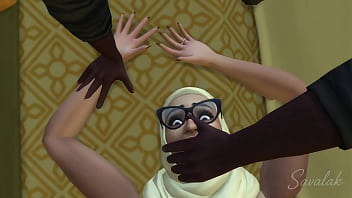 Dua Perampok Menggoda Putri Arab Yang Bergairah
