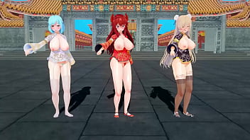 Gadis Virtual Mmd Bergoyang Panas Sambut Imlek 【kkvmd】
