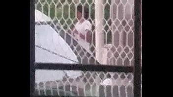 Tetangga Cewek Desi Langsing Ketahuan Lagi Main