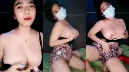 Gadis Host Seksi Menggoda, Payudara Montoknya Digoyang-goyang
