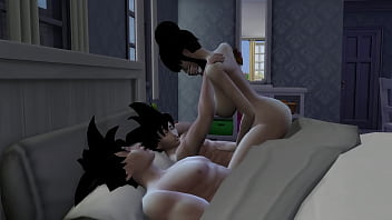 Madre Láctea Y Esposa Episodio 2: La Hermosa Chichi, Esposa Caliente, Es Embarrada Por Su Hijastro Junto A Su Marido Cornudo, Mamasita Embarrada Por El Culo Como Una Perra En Un Ntr De Dragon Ball Porno