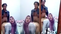 Gadis Berjilbab Dihardik Mantan Di Posisi Doggy