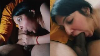 Istri Orang Tunjukkan Pada Selingkuhannya Sensasi Blowjob Ala India