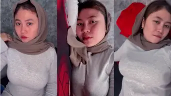 Keisha Berhijab Menggoda Temani Pascol Live Dengan Rayuan Sensual