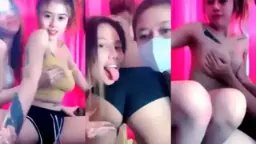 Trio Cewek Nakal Jilat Uting Lesbi