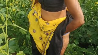 सरसों के खेत में ममता को उसके पति ने मौका देखकर जबरदस्त चोदा, खुले मैदान में साफ हिंदी आवाज़