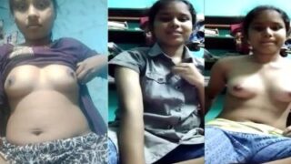 Gadis India Yang Bergairah Memamerkan Payudara Dan Lubang Intimnya Untuk Pacar