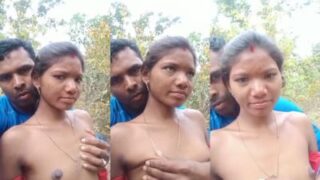 Pasangan Adivasi Berahi Bercinta Liar Di Hutan India