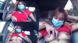 Menyantap Jatah Ayang Di Dalam Mobil Yang Panas