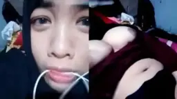 Remaja Berhijab Montok Dengan Payudara Besar Di Ometv