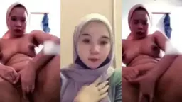 Tiktoker Berjilbab Menggairahkan Diri Dengan Wortel