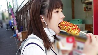 韓国好きな今どき女子高生と韓流デート、はみ出る陰毛がたまらない無処理マンコ。モチ肌が輝く中、奥まで届く激ピストンで思考停止直前！