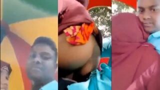Viral! Video Mesum Cewek Hijab Lagi Ml Sama Pacar Di Luar, Bikin Malu.
