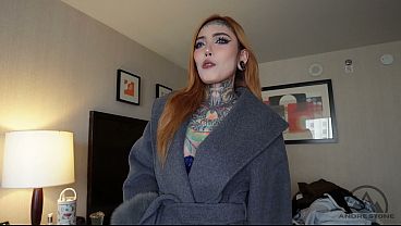 Jesse Si Cewek Asia Tatoan Lidah Bercabang Bandel, Skip Jalan-jalan Demi Ngerasain Kontol Stepbro.