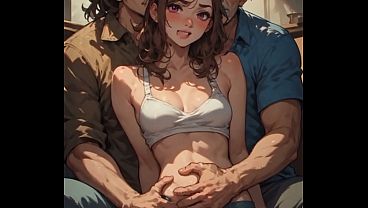 Ayah Tiri Dan Temannya Ngentot Anak Tiri, Suara Ai Cowok (ai-generated)