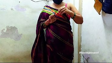 Ibu India Pakai Saree Panas, Siap Digoyang Di Ranjang.