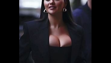 Selena Gomez Membungkuk Sambil Nungging, Bikin Imajinasi Liar (ai Generated)