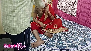Bini Baru Nikah Digebukin Mertua Pas Suami Gak Di Rumah, Pakai Saree Merah, Pertama Kali Selingkuh, Crot Di Dalem Sambil Ngomong Kotor
